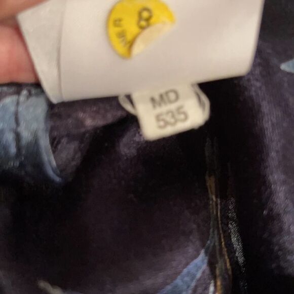 Laura Ashley 1990’s Vintage Maxi Blue Purple Muted Fairycore Floral Dress sz - Picture 10 of 12